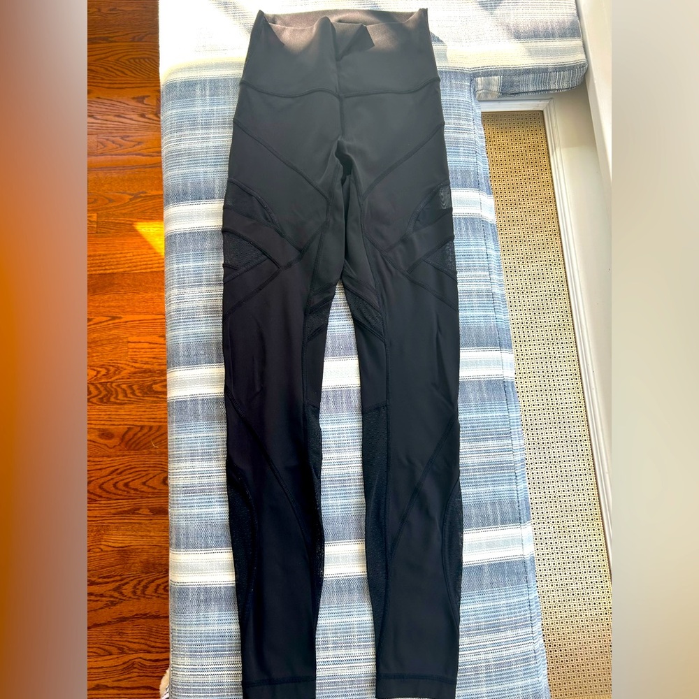 Lululemon Black Detailed Leggings